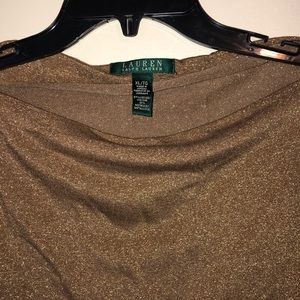 Ralph Lauren bronze/ Gold Top